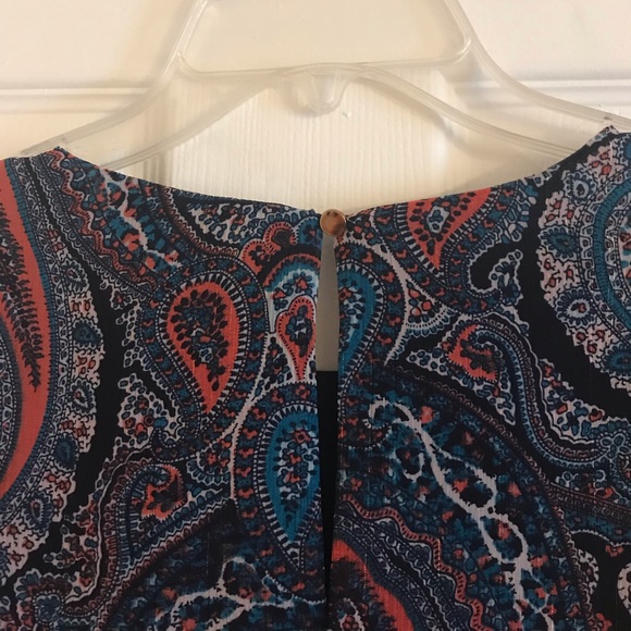 Boho paisley Bell Sleeve dress - Picture 6 of 8